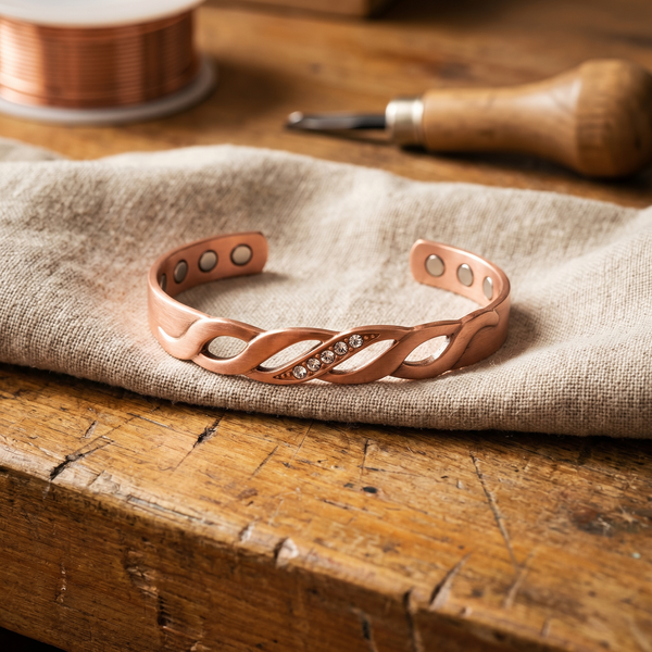 Bracelet en cuivre Couture de Marie & Sylvie
