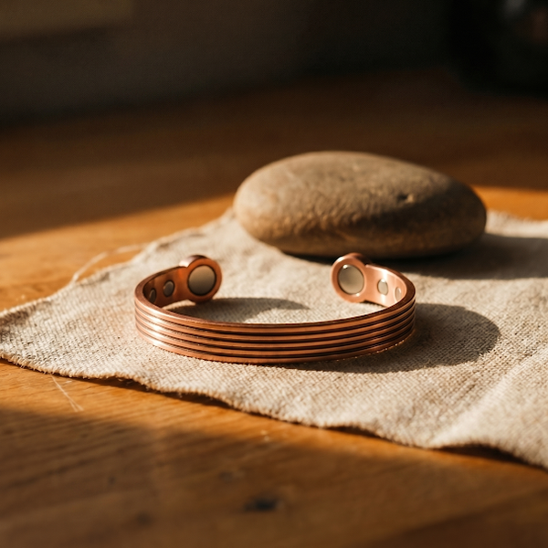 Bracelet en cuivre Nervure de Marie & Sylvie