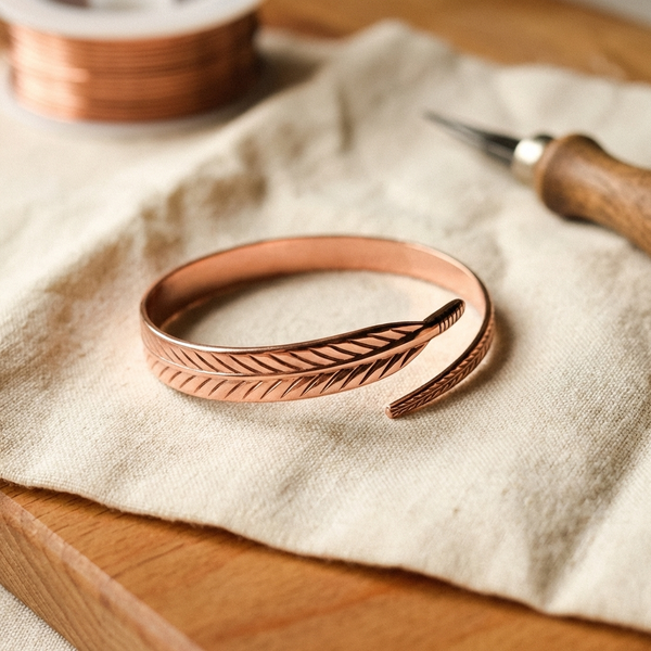 Bracelet en cuivre Racine de Marie & Sylvie