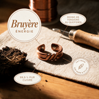 Bague en cuivre Bruyère de Marie & Sylvie