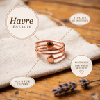 Bague en cuivre Havre de Marie & Sylvie