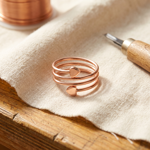 Bague en cuivre Havre de Marie & Sylvie