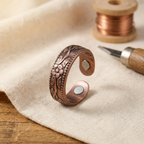 Bague en cuivre Pétale de Marie & Sylvie