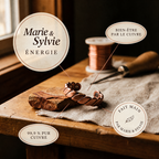 Bague en cuivre Silex de Marie & Sylvie