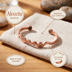 Bracelet en cuivre Alouette de Marie & Sylvie