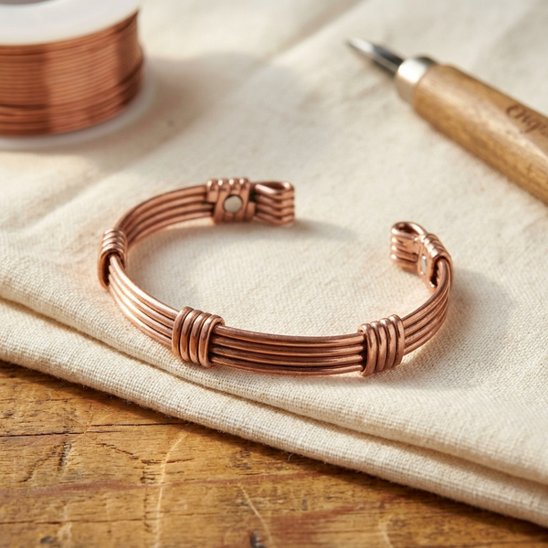 Bracelet en cuivre Arrière-saison de Marie & Sylvie