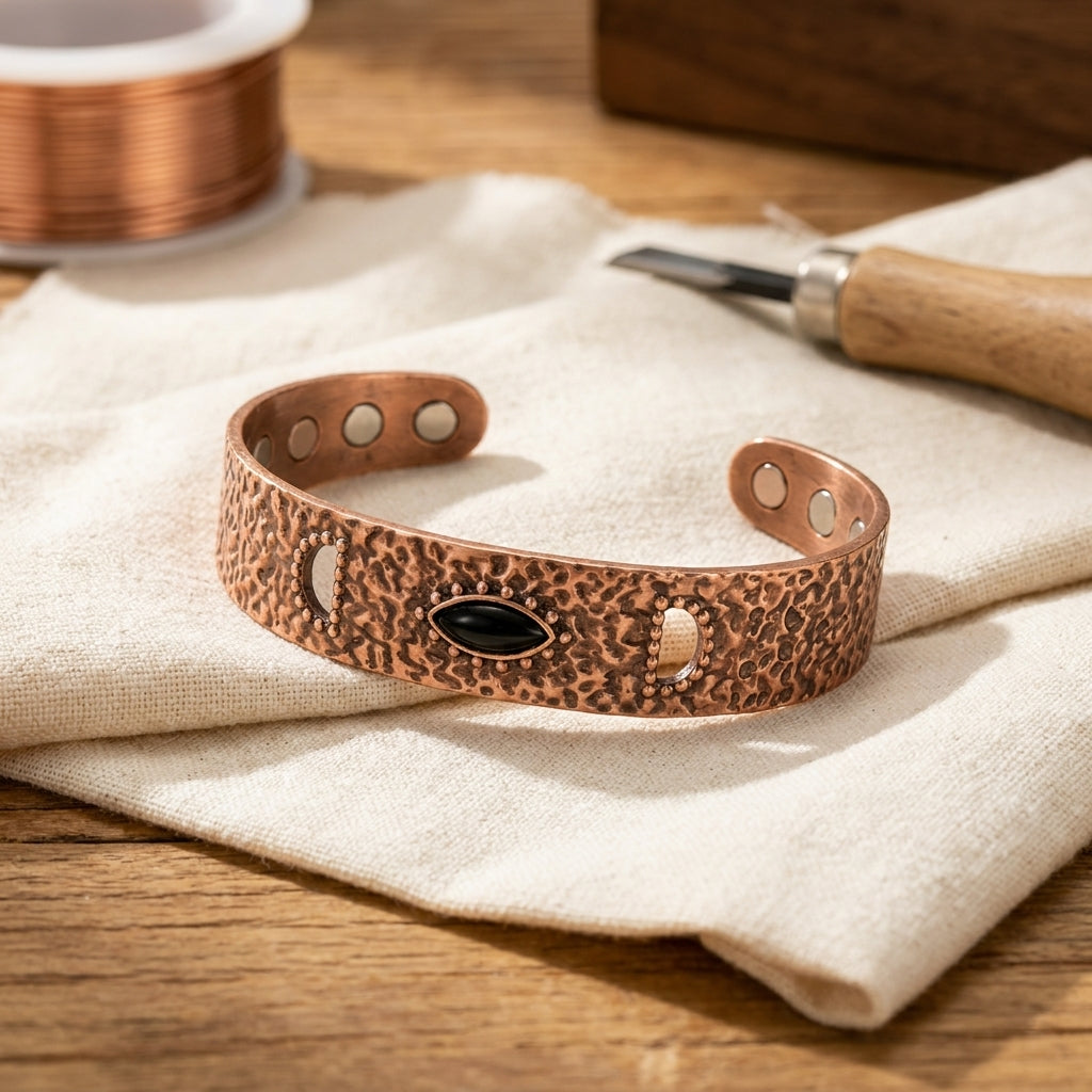 Bracelet en cuivre Brume de Marie & Sylvie