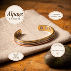 Bracelet en cuivre Alpage de Marie & Sylvie
