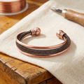 Bracelet en cuivre Cairn de Marie & Sylvie