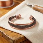 Bracelet en cuivre Cairn de Marie & Sylvie