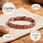 Bracelet en cuivre Carène de Marie & Sylvie