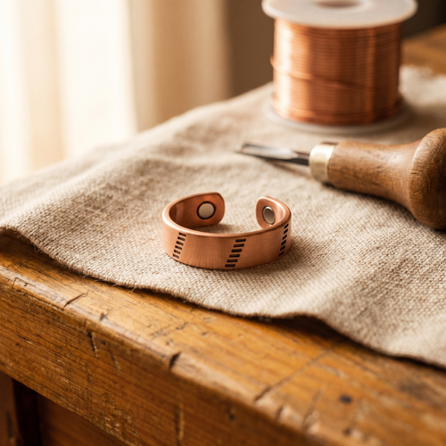 Bague en cuivre Âtre de Marie & Sylvie
