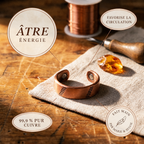 Bague en cuivre Âtre de Marie & Sylvie