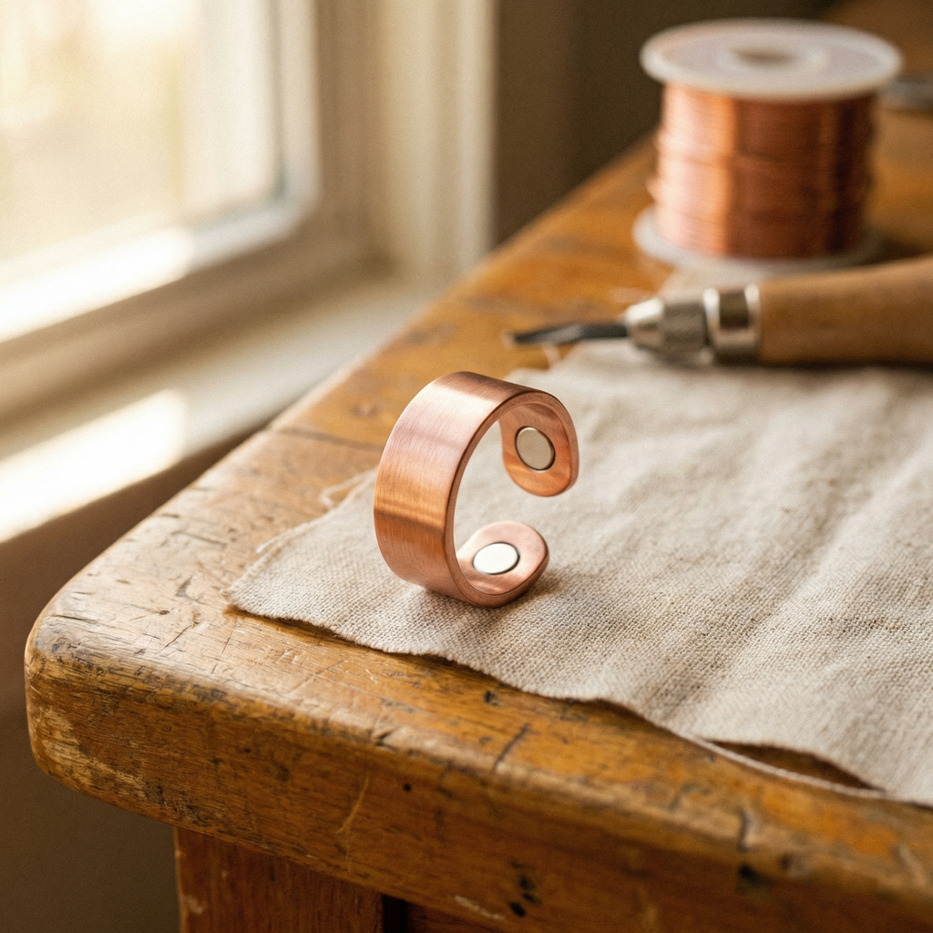 Bague en cuivre Fusion de Marie & Sylvie