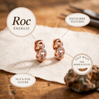Boucles d'oreilles en cuivre Roc de Marie & Sylvie