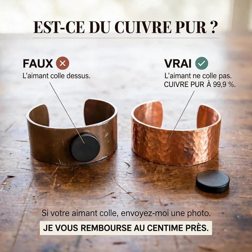 Boucles d'oreilles en cuivre Rosée de Marie & Sylvie