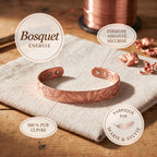 Bracelet en cuivre Bosquet de Marie & Sylvie