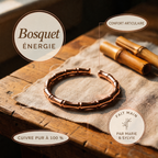Bracelet en cuivre Bosquet de Marie & Sylvie