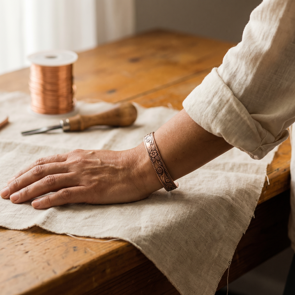Bracelet en cuivre Carillon de Marie & Sylvie