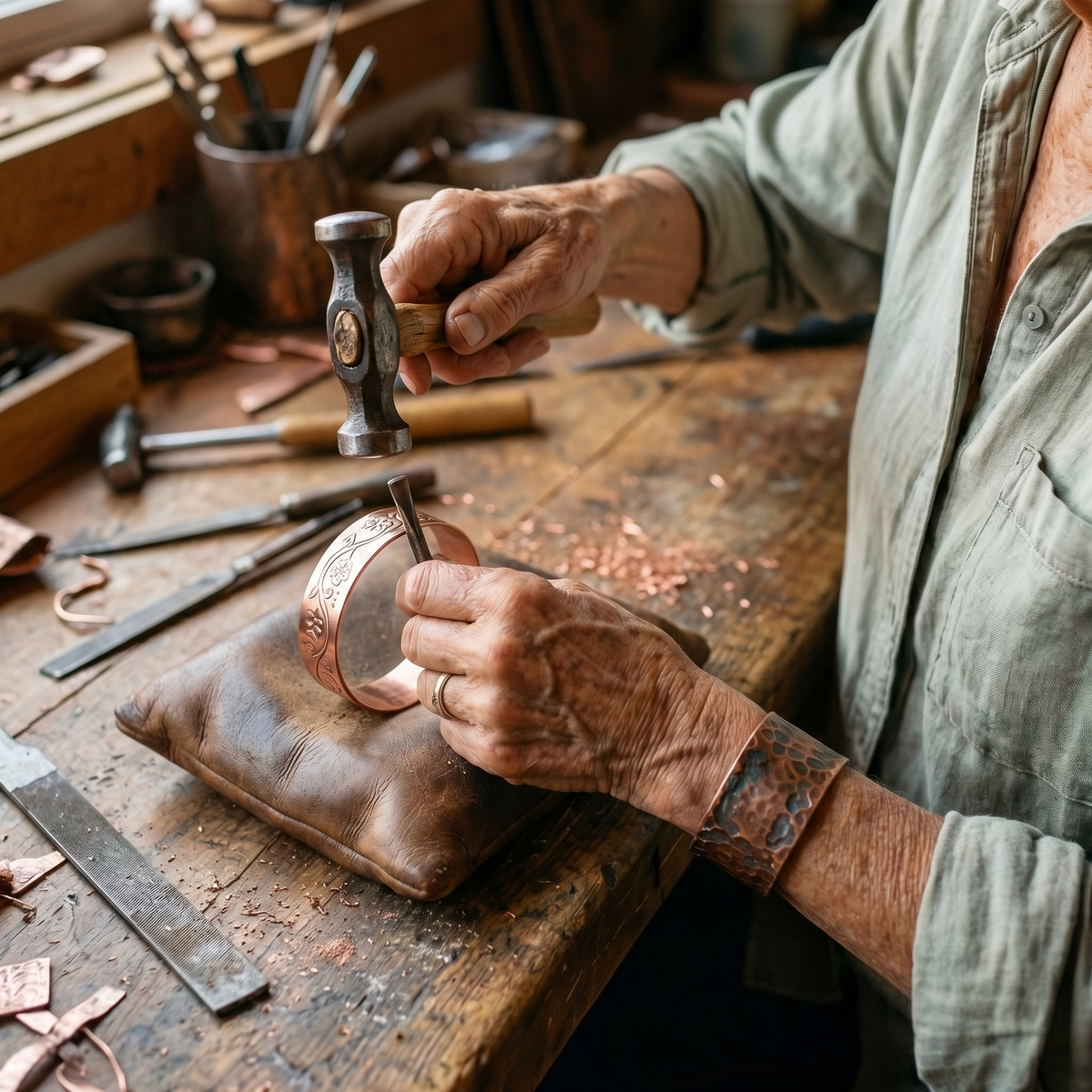Bracelet en cuivre Carillon de Marie & Sylvie