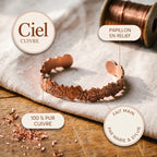 Bracelet en cuivre Ciel de Marie & Sylvie