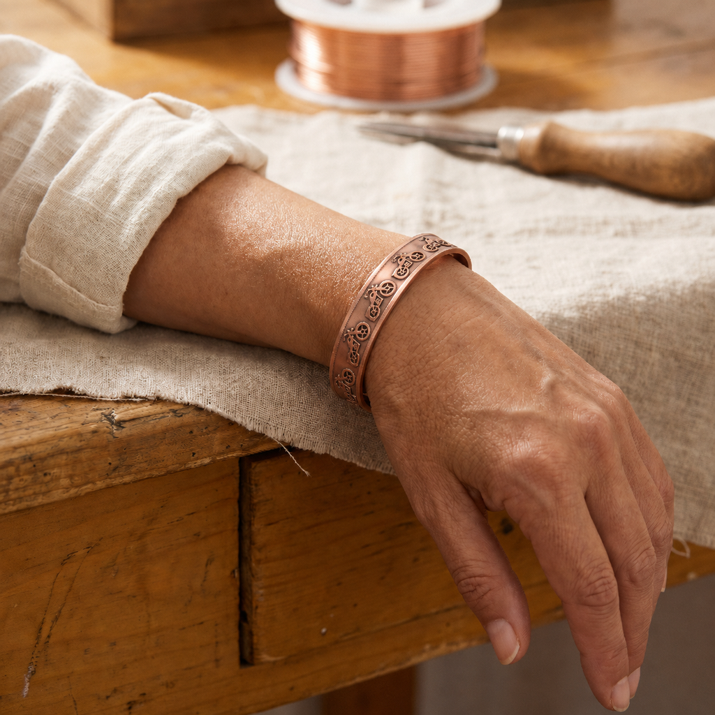 Bracelet en cuivre Coteau de Marie & Sylvie