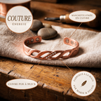 Bracelet en cuivre Couture de Marie & Sylvie