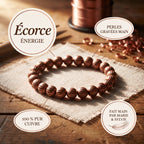 Bracelet en cuivre Écorce de Marie & Sylvie
