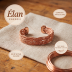 Bracelet en cuivre Élan de Marie & Sylvie