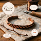 Bracelet en cuivre Épine de Marie & Sylvie