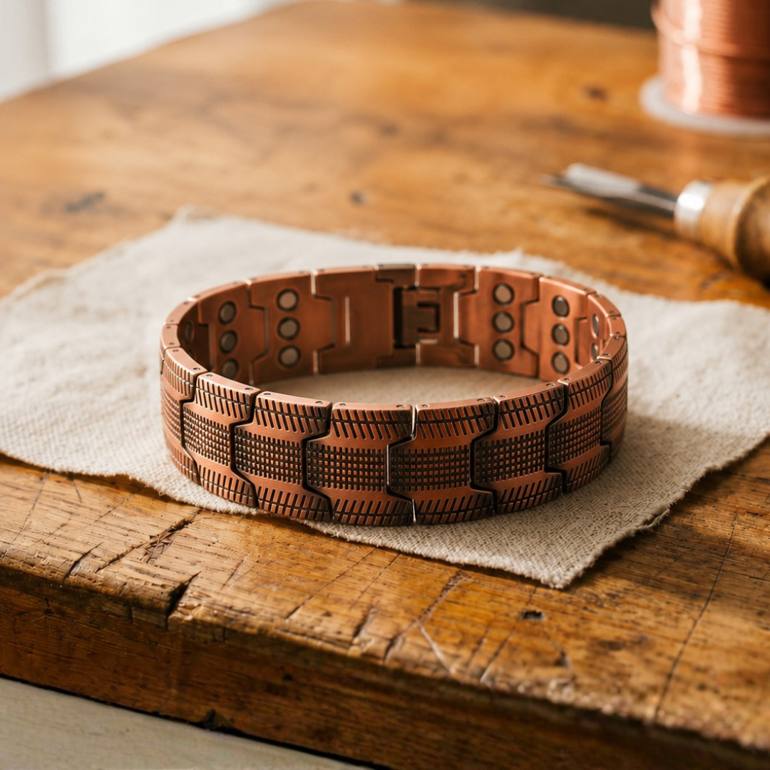 Bracelet en cuivre Falaise de Marie & Sylvie