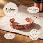 Bracelet en cuivre Futaie de Marie & Sylvie