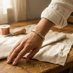 Bracelet en cuivre Galet de Marie & Sylvie