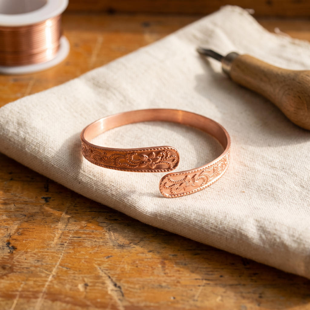 Bracelet en cuivre Lande de Marie & Sylvie