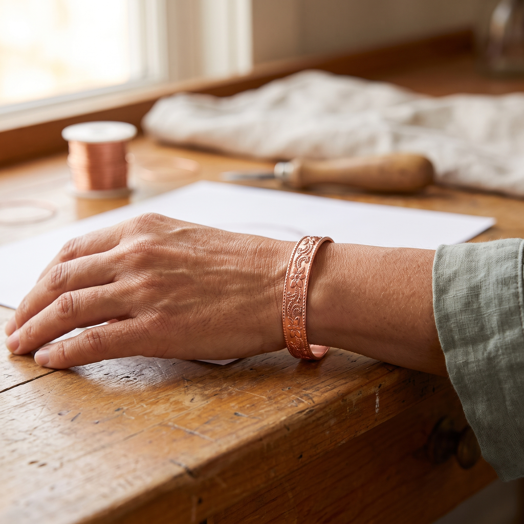 Bracelet en cuivre Lande de Marie & Sylvie