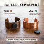 Bracelet en cuivre Lande de Marie & Sylvie