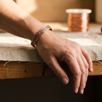 Bracelet en cuivre Marée de Marie & Sylvie