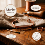 Bracelet en cuivre Mèche de Marie & Sylvie