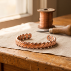 Bracelet en cuivre Mousse de Marie & Sylvie
