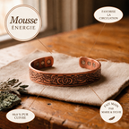 Bracelet en cuivre Mousse de Marie & Sylvie