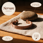 Bracelet en cuivre Nervure de Marie & Sylvie