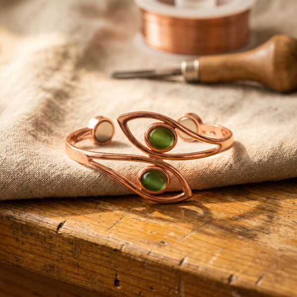 Bracelet en cuivre Opale de Marie & Sylvie