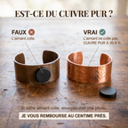 Bracelet en cuivre Racine de Marie & Sylvie