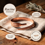 Bracelet en cuivre Racine de Marie & Sylvie