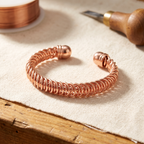 Bracelet en cuivre Rafale de Marie & Sylvie