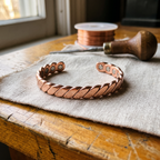 Bracelet en cuivre Rameau de Marie & Sylvie