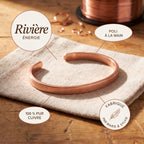 Bracelet en cuivre Rivière de Marie & Sylvie