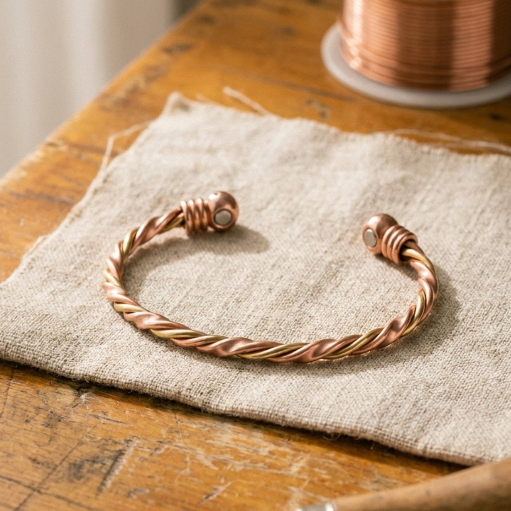 Bracelet en cuivre Rivière de Marie & Sylvie