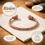 Bracelet en cuivre Rivière de Marie & Sylvie
