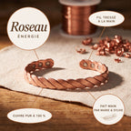 Bracelet en cuivre Roseau de Marie & Sylvie